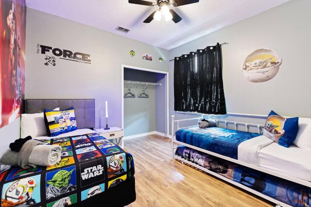 Spacious Disney Themed 5Bed Villa! Private Heated Enclosed Pool/Spa/Bbq! Davenport Bagian luar foto