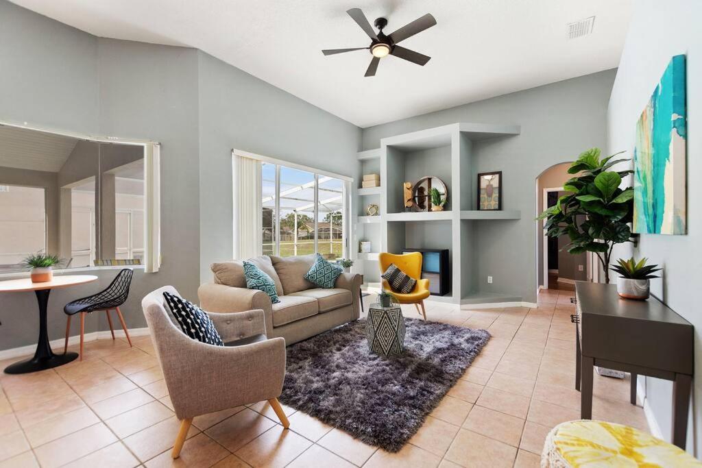 Spacious Disney Themed 5Bed Villa! Private Heated Enclosed Pool/Spa/Bbq! Davenport Bagian luar foto