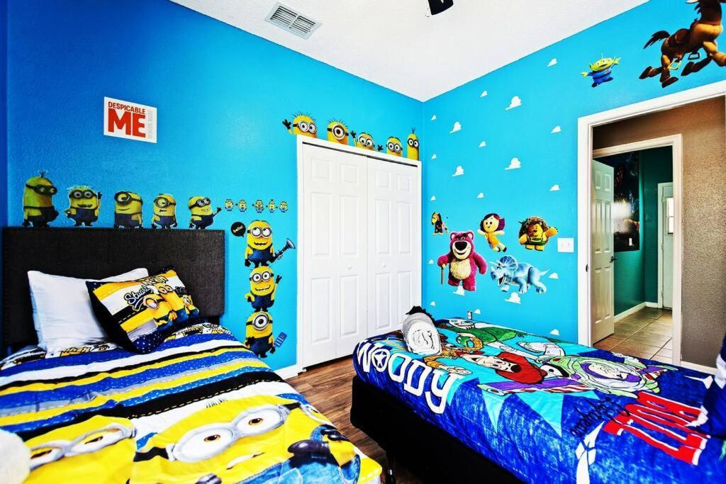 Spacious Disney Themed 5Bed Villa! Private Heated Enclosed Pool/Spa/Bbq! Davenport Bagian luar foto
